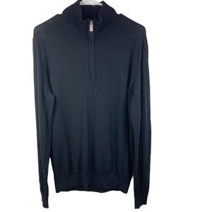 Bradley Allan Merino Wool Quarter Zip Golf Pullover Sweater
